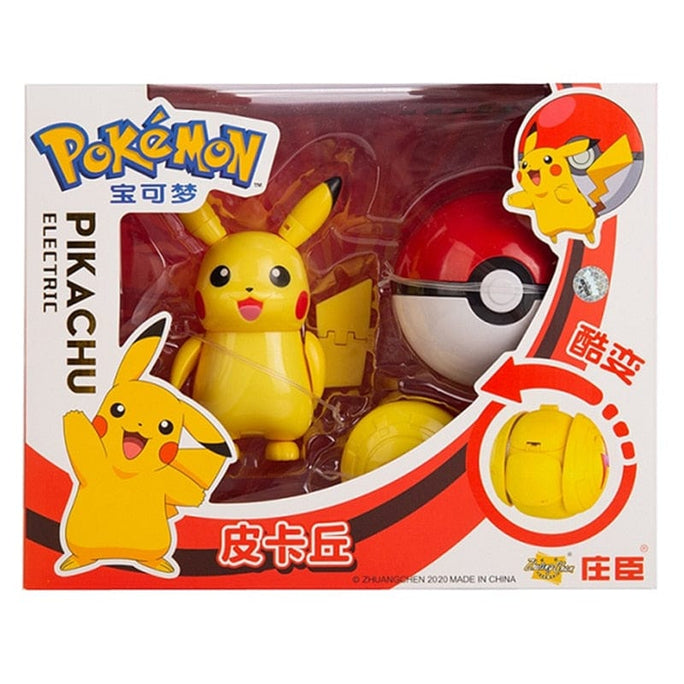 NEW Genuine Pokemon 9 Different Styles Toy Set Pokeball Pocket Monster  Pikachu Eevee Charizard Gyarados Blastoise